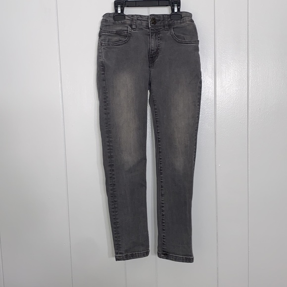 Zara Boy’s Gray Denim Skinny Jeans Size 8 - Picture 1 of 9
